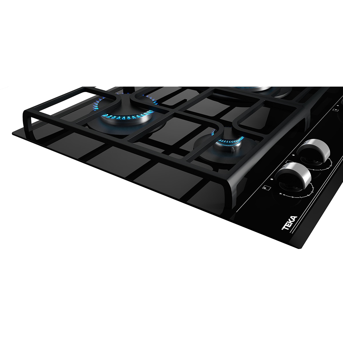 Placa gas Teka 3 quemadores - GZC63310XBN - Negro Negro-7