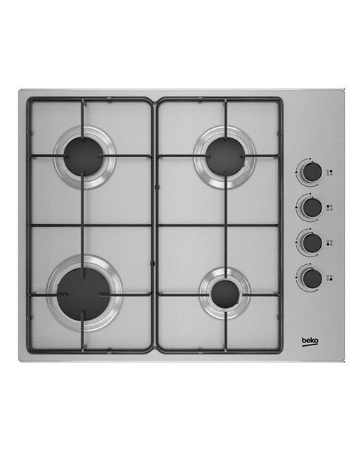 Beko - Placa gas Beko 4 quemadores - HIGG 64103 SXN.