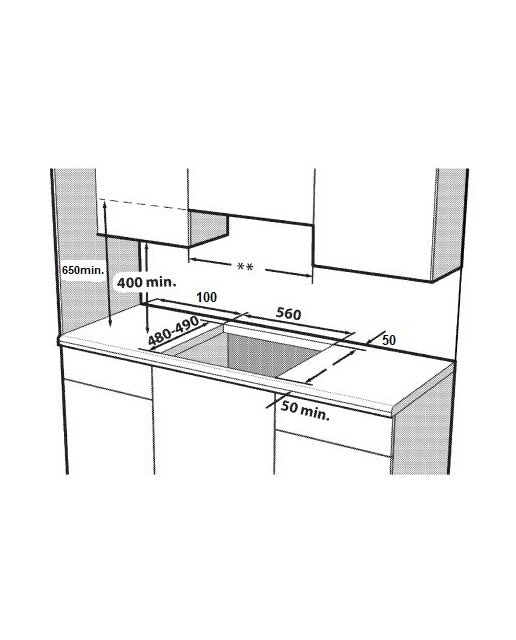 Placa gas Beko 4 quemadores - HIGG 64103 SXN - Inox Inox-2