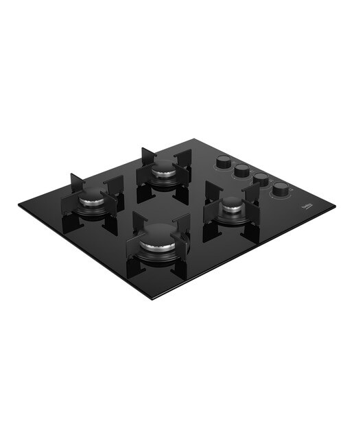Placa gas Beko 4 quemadores - HING 64120 SB Negro-2