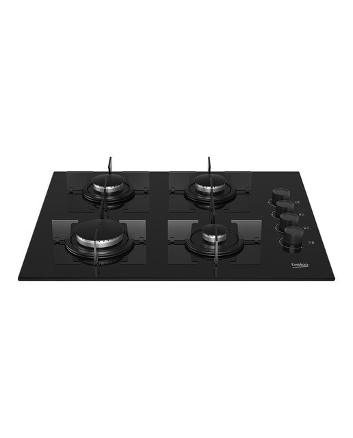 Placa gas Beko 4 quemadores - HING 64120 SB Negro-3
