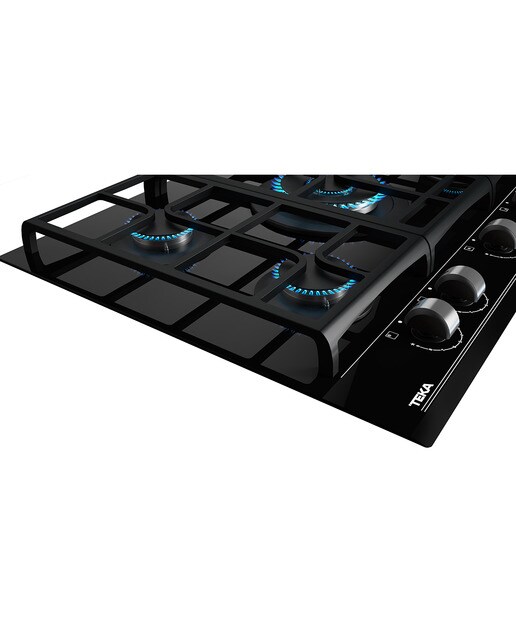 Placa gas Teka 5 quemadores - GZC75330 XBA BK - Negro Negro-5