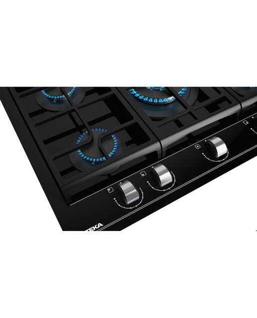 Placa gas Teka 5 quemadores - GZC75330 XBA BK - Negro Negro-6