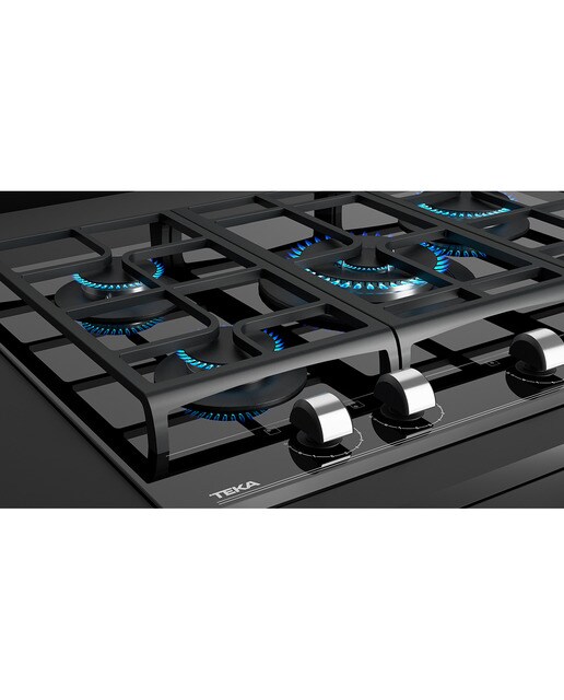 Placa gas Teka 5 quemadores - GZC75330 XBA BK - Negro Negro-7
