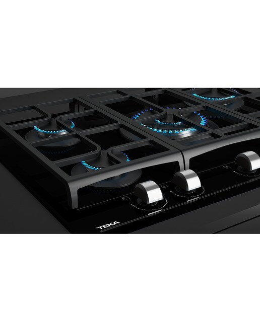 Placa gas Teka 5 quemadores - GZC75330 XBA BK - Negro Negro-12