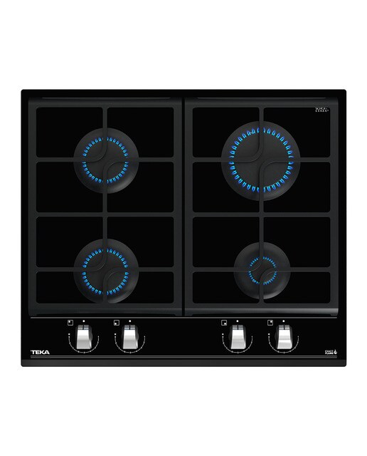 Placa gas Teka 4 quemadores - GZC64300 XBA BK Negro-3