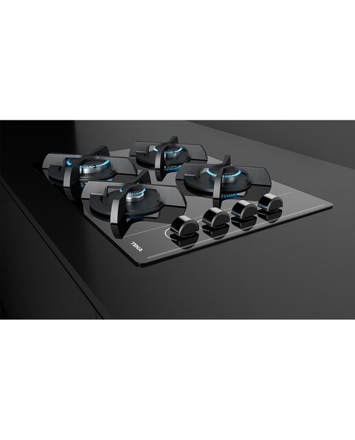 Placa gas Teka 4 quemadores - GBC64003 KBA BK - Negro Negro-10