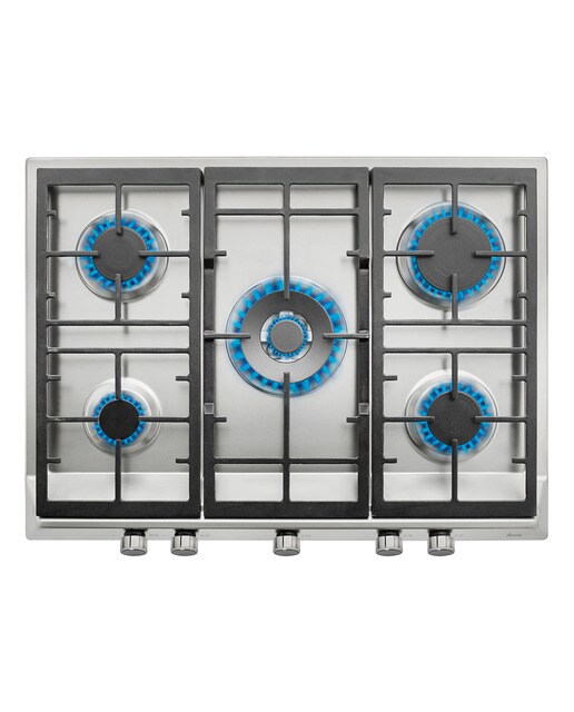 Placa gas Teka 5 quemadores - EX 70.1 5G AI - Acero Inox Acero Inox-1