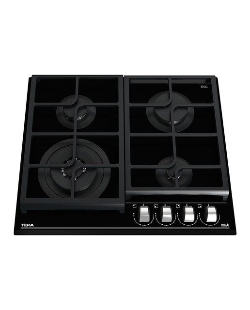 Placa gas Teka 4 quemadores - GZC 64320 XBA B - Negro Negro-4