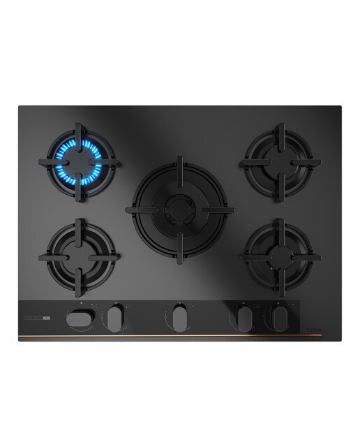 Placa gas Teka 5 zonas de cocción - GBC 75-G1 BM Negro mate-3