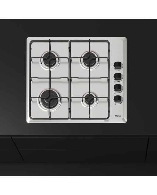 Placa de gas Teka 4 quemadores - HLX 640 KLA Acero Inox-6