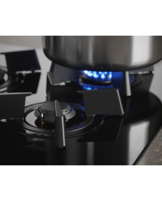 Imagen 7 de Placa de gas mixta Electrolux con 2 quemadores y 2 zonas de inducción - KDI641723K - Negro Negro