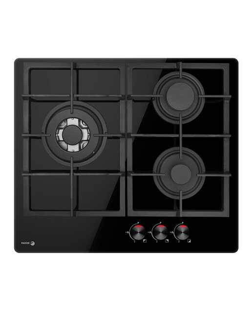 Fagor - Placa gas Fagor con 3 quemadores - 3CFI-3GLSPA.