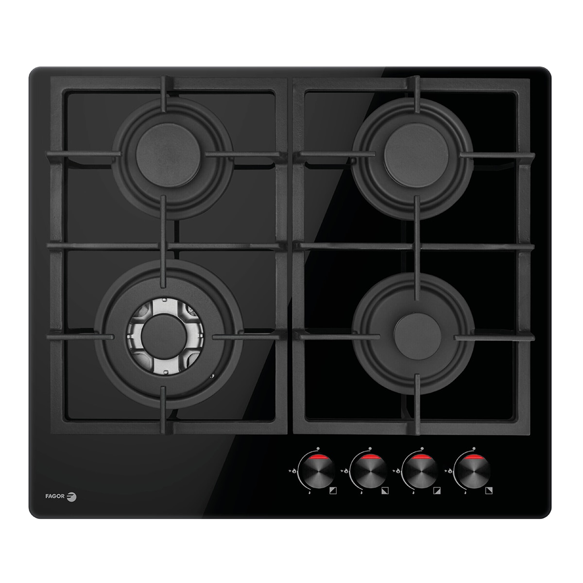 Fagor – Placa gas Fagor con 4 quemadores – 3CFI-4GLSPA.