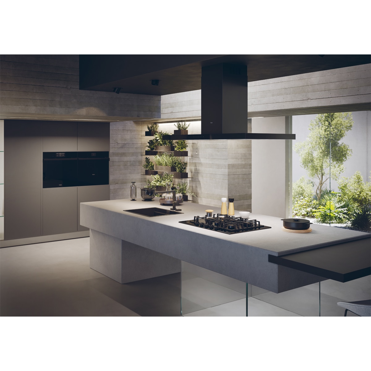 Placa de gas Haier de 75 cm y con Wok lateral - HAVG7WL4BPB Negro-9