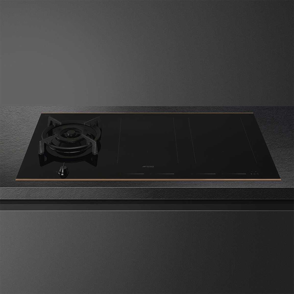 Thumbnail 2 de Smeg PM6954R placa inducción 90 cm