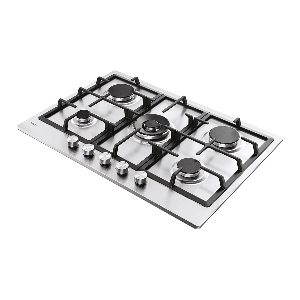 Placa de gas Candy con 5 quemadores - CHG74WTX Inox-3