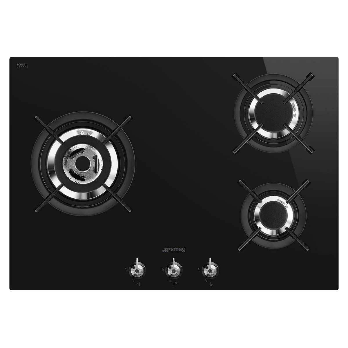 Smeg - Placa Gas Smeg 3 quemadores - PV373LCN.