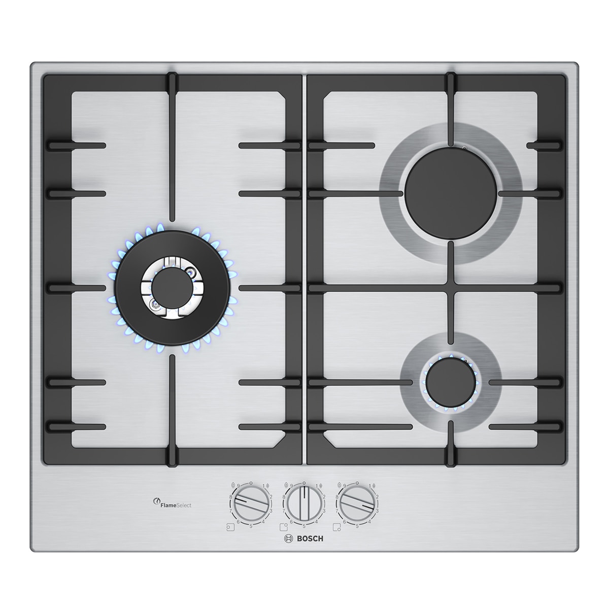 Imagen de Bosch PCC6A5I90 placa gas 3 fuegos 4 kW en OfertitasTOP