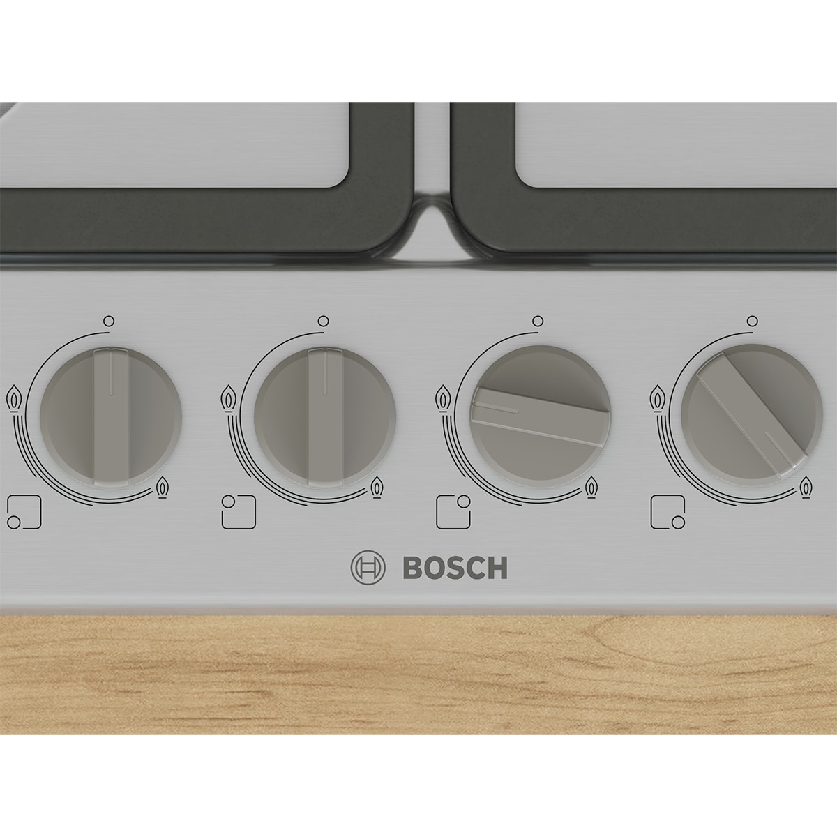 Placa de gas Bosch Serie 4, GasStop, PGH6B5K90 Blanco-2
