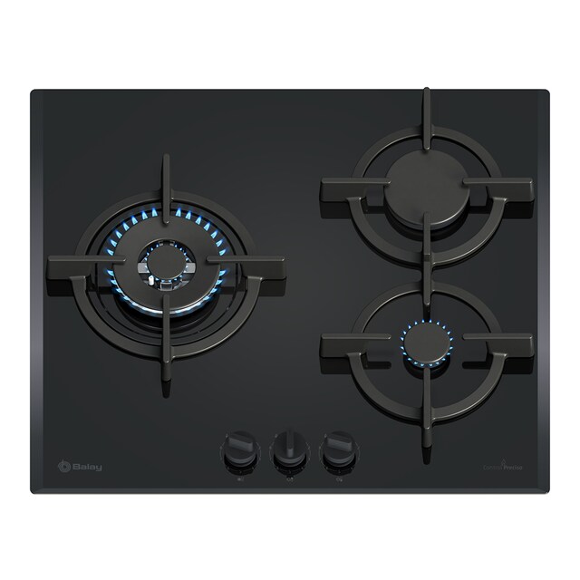 Imagen 0 de Placa de gas Balay, Wok, GasStop, Cristal templado, Negro - 3ETG663RB