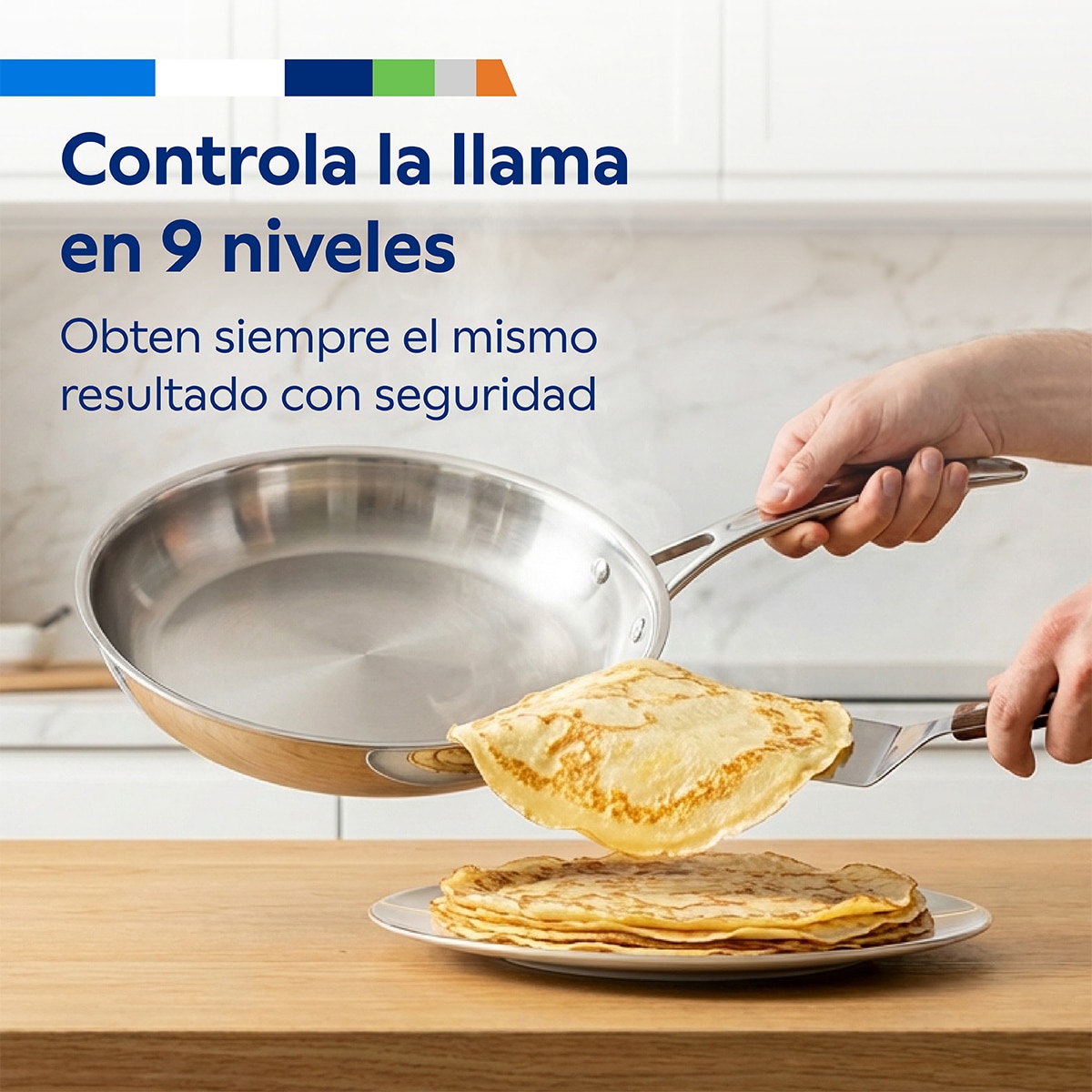 Placa de gas Balay, Wok, GasStop, Cristal templado, Negro - 3ETG663RB - Negro Negro-8