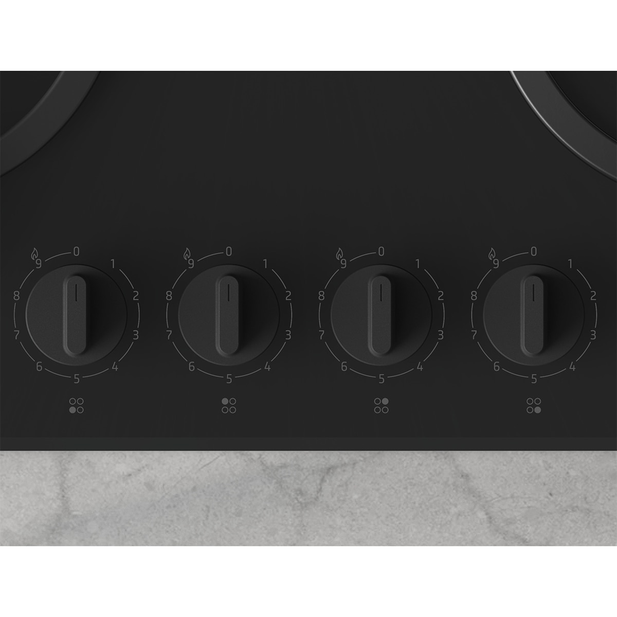 Placa de gas Balay, 60 cm, Wok, GasStop, Cristal templado, Negro - 3ETG563QB Negro-2