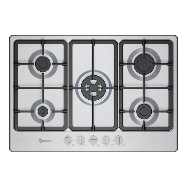 Imagen 0 de Placa de gas Balay, 75 cm, Wok, GasStop, Acero - 3ETX576CB