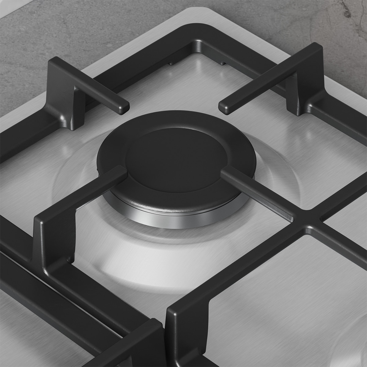 Placa de gas Balay, 75 cm, Wok, GasStop, Acero - 3ETX576CB Negro-5