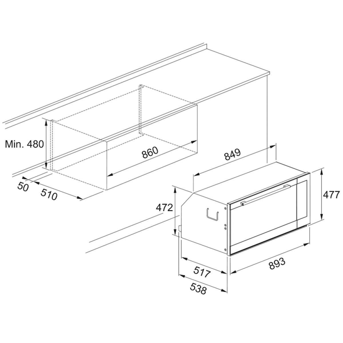 Horno compacto multifunción Franke con 8 funciones - 1160613109 - Acero Inox Acero Inox-2