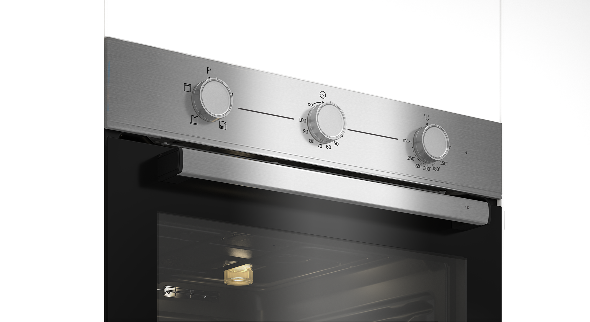 Horno convencional Beko con 4 funciones - BBIC12100XD Inox-3