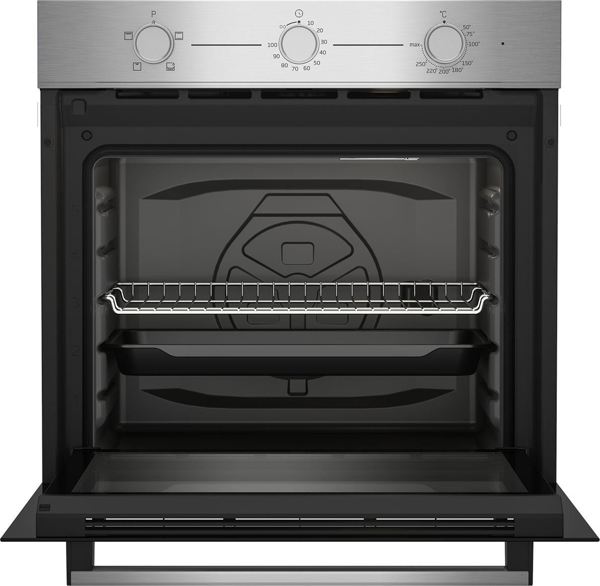 Horno convencional Beko con 4 funciones - BBIC12100XD Inox-4