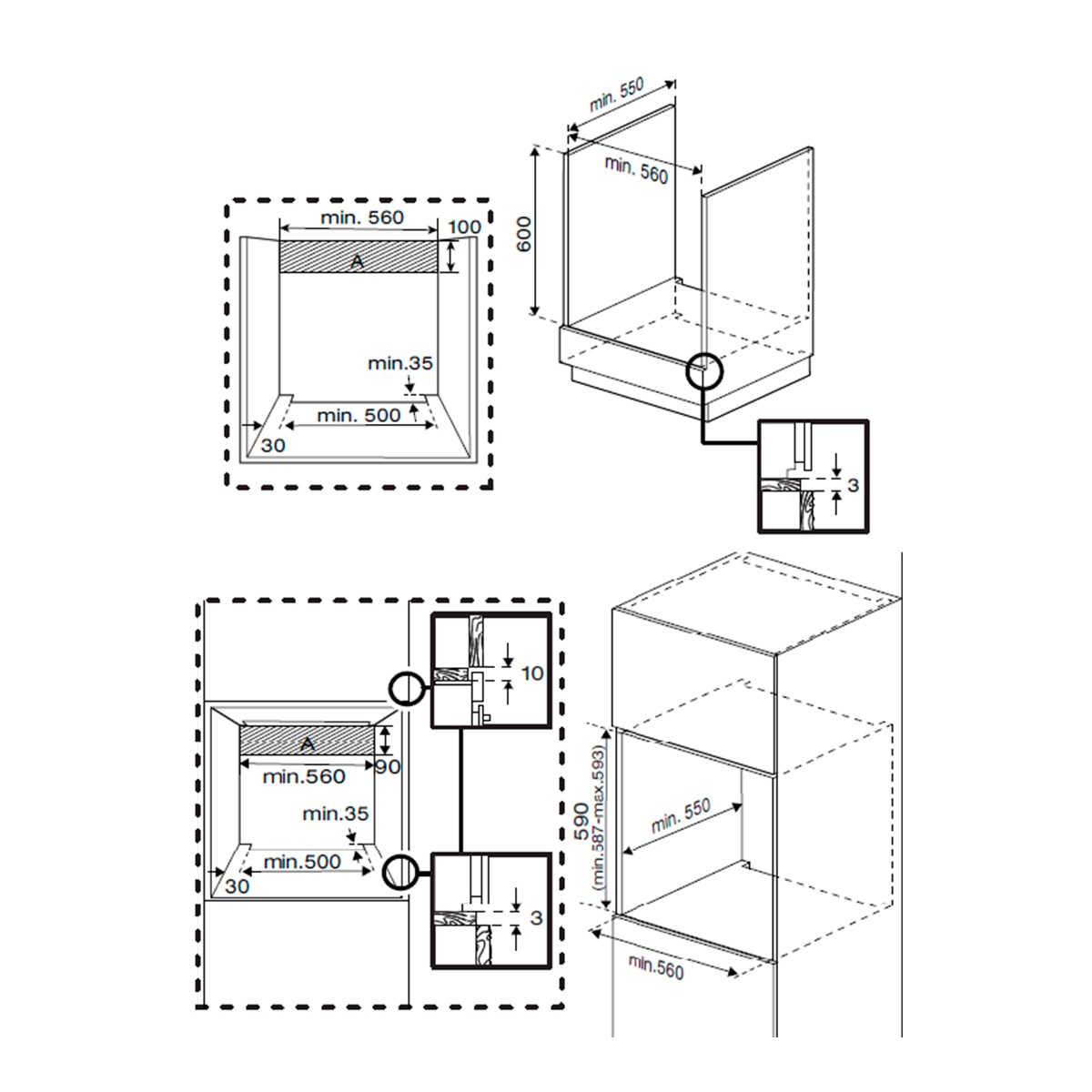 Horno convencional Beko con 4 funciones - BBIC12100XD Inox-7
