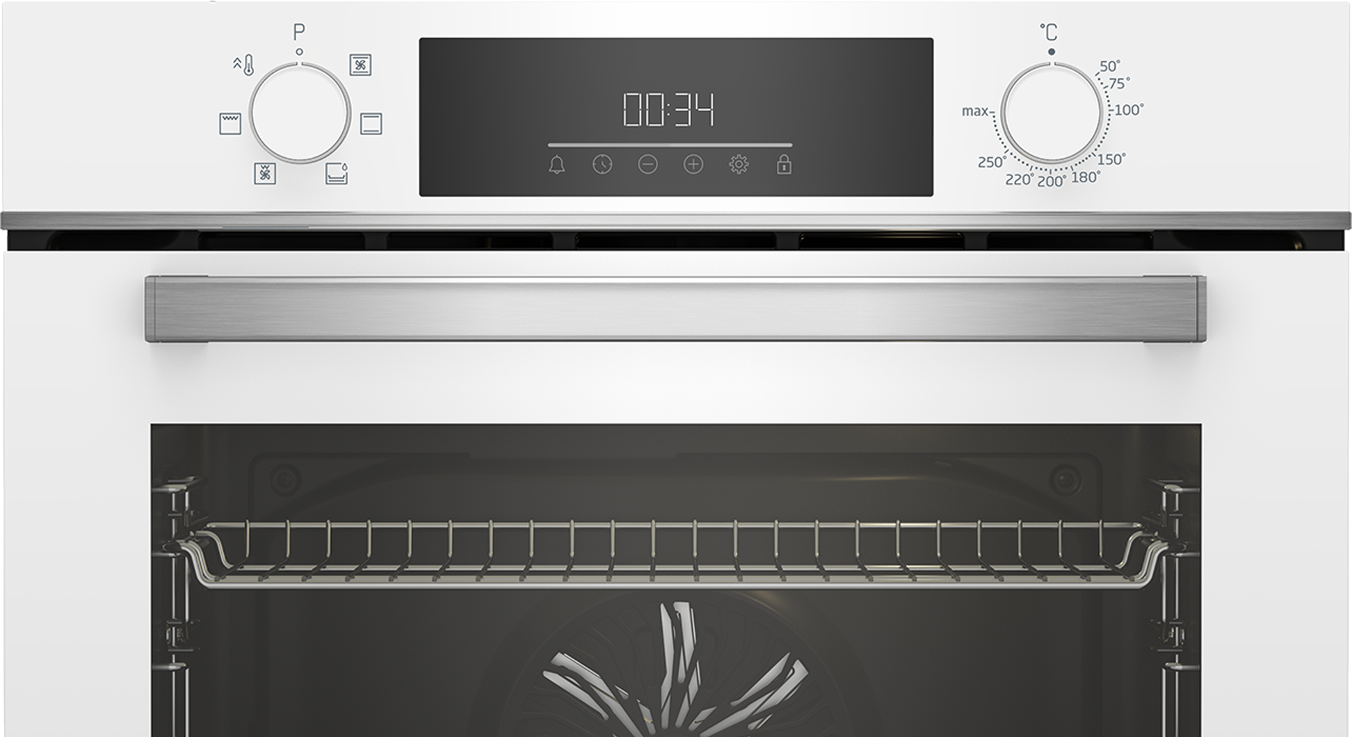 Horno multifunción Beko con 6 funciones - BBIE18300W Blanco-2