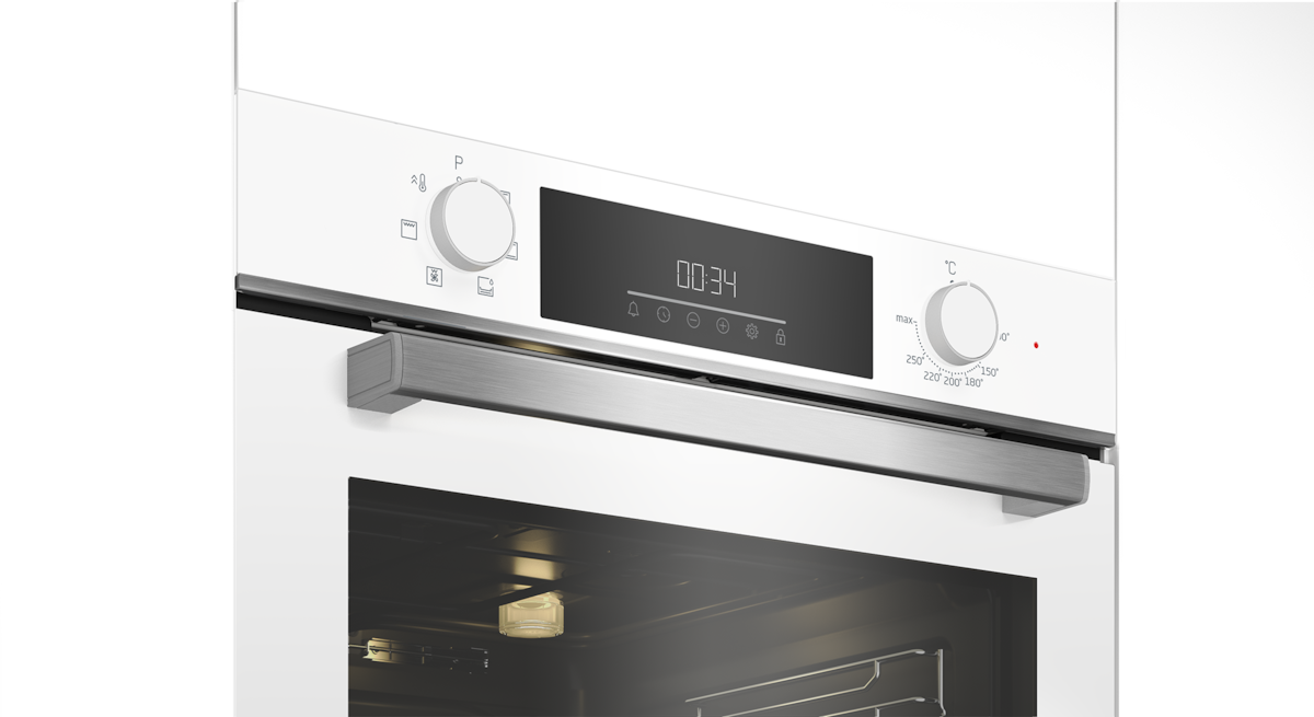 Horno multifunción Beko con 6 funciones - BBIE18300W Blanco-3