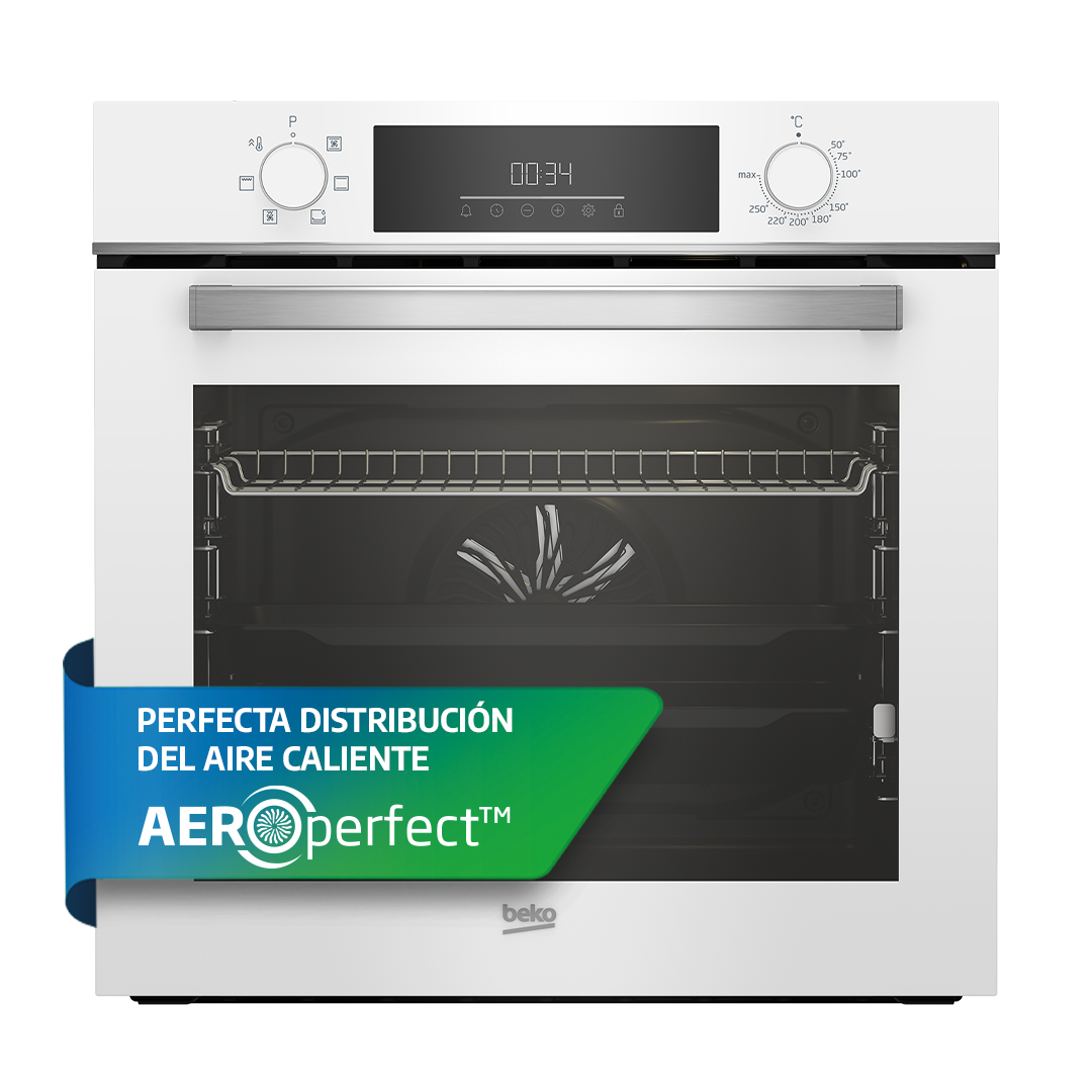 Horno multifunción Beko con 6 funciones - BBIE18300W Blanco-8