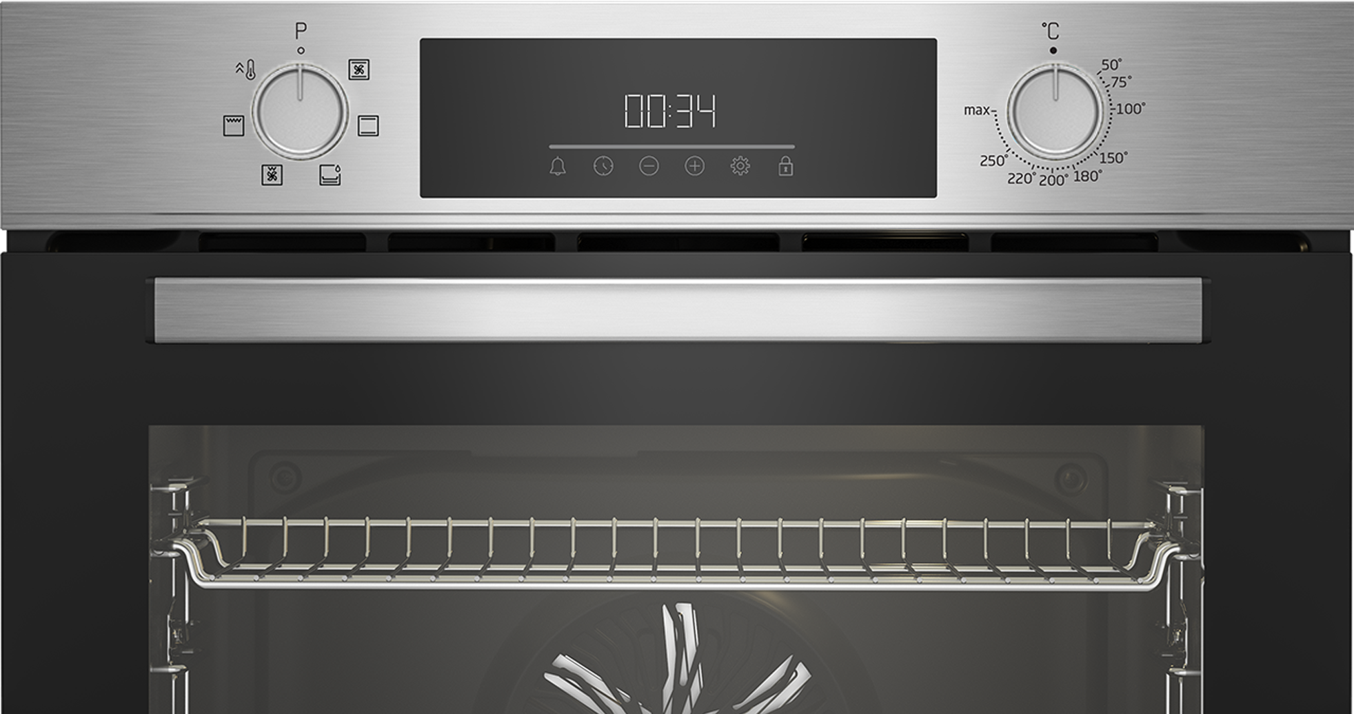 Horno multifunción Beko con 6 funciones - BBIE123001XD Inox-4