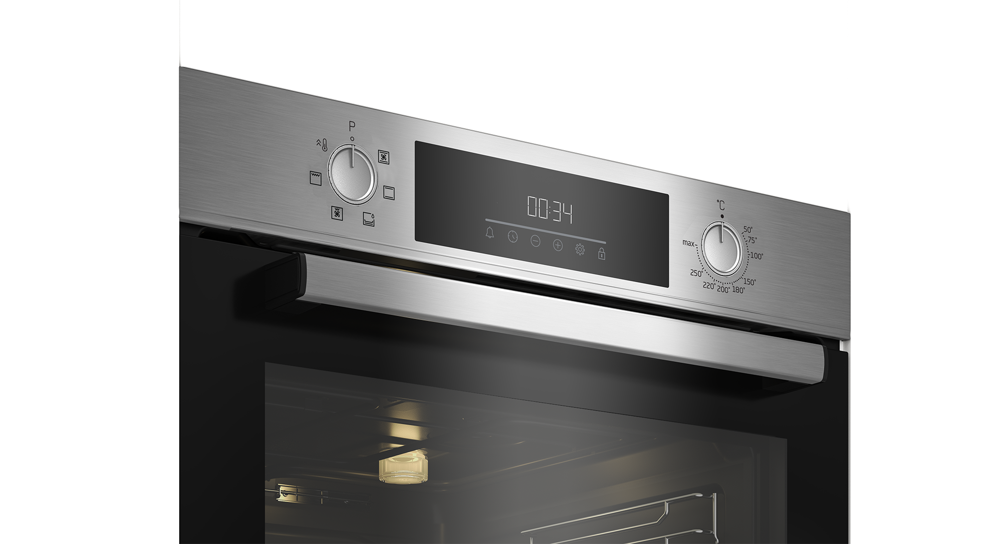 Horno multifunción Beko con 6 funciones - BBIE123001XD Inox-5