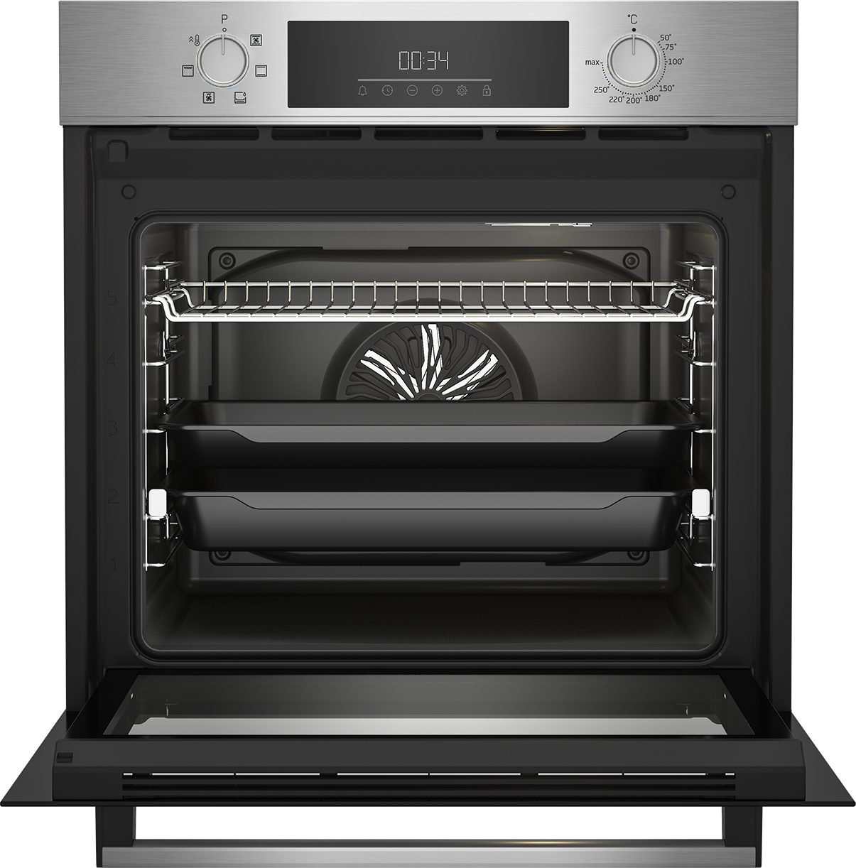 Horno multifunción Beko con 6 funciones - BBIE123001XD Inox-6