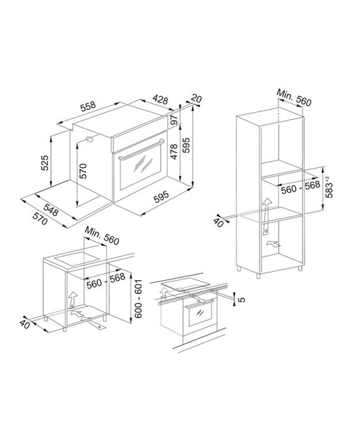 Horno multifunción Franke pirolítico - FMA 97P XS - Acero Inox Acero Inox-2