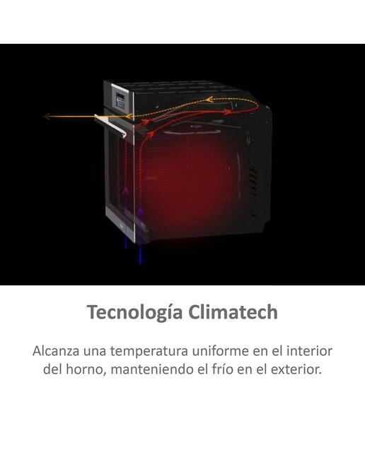 Horno multifunción Haier WIFI, Pirólisis, limpieza Aquálisis, I-Turn Series 2- HWO60SM2F9XH - Inox / Negro Inox / Negro-7