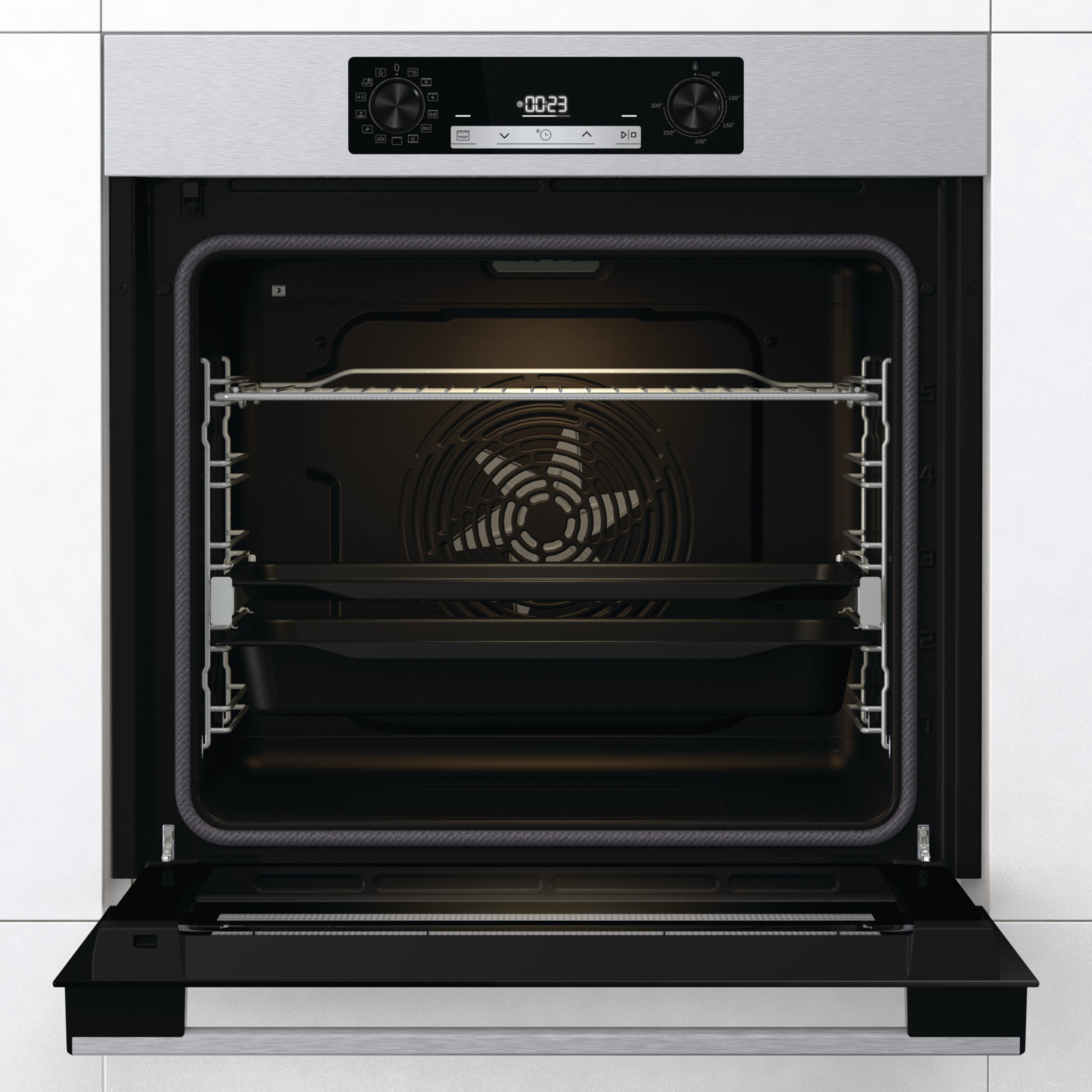 Horno multifunción Hisense con limpieza AquaClean - BSA65226AX Inox-11