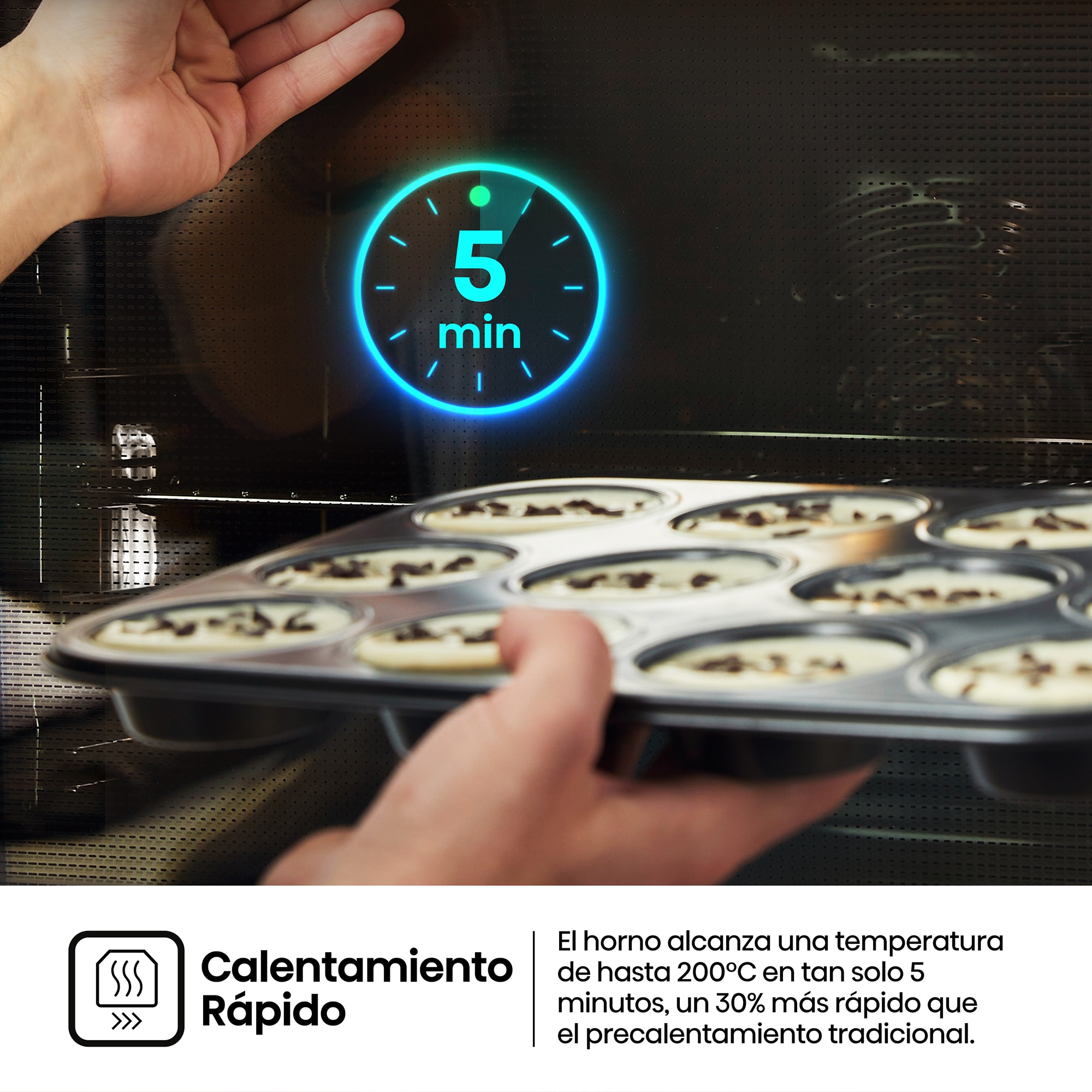 Horno multifunción Hisense con limpieza AquaClean - BI62216AX Inox-8