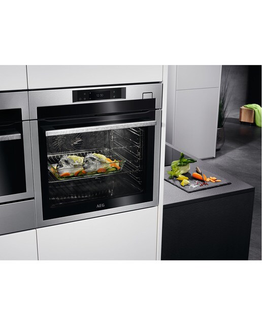 Horno multifunción AEG Vapor, sonda térmica - BSE782380M Inox-6