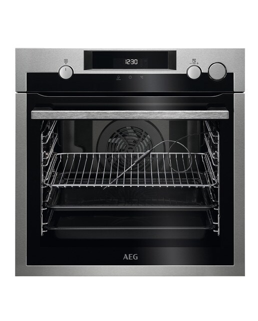 Imagem 0 de Forno a Vapor AEG Série 7000 BSE572360M SteamCrisp Pirolítico Multifunções de 72 Litros - Inox