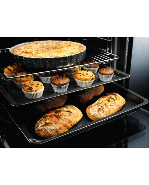 Forno Multifunções Electrolux Série 600 EOF3H50BX SurroundCook com Aqua Clean com Esmalte e de 65 Litros - Inox Antidedadas Inox-9
