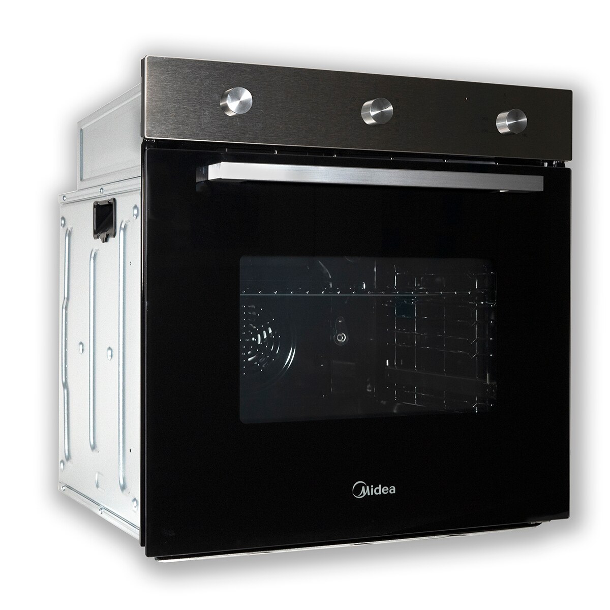 Horno multifunción Midea con función descongelar - MCO6070MMAJ Negro/Inox-3