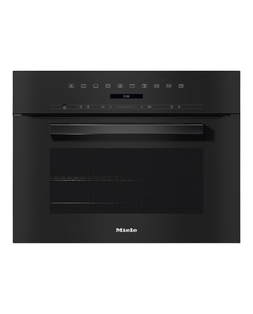 Forno Multifunções Miele H7244B OBSW SER Compacto PerfectClean e de 49 Litros - Preto Preto-1