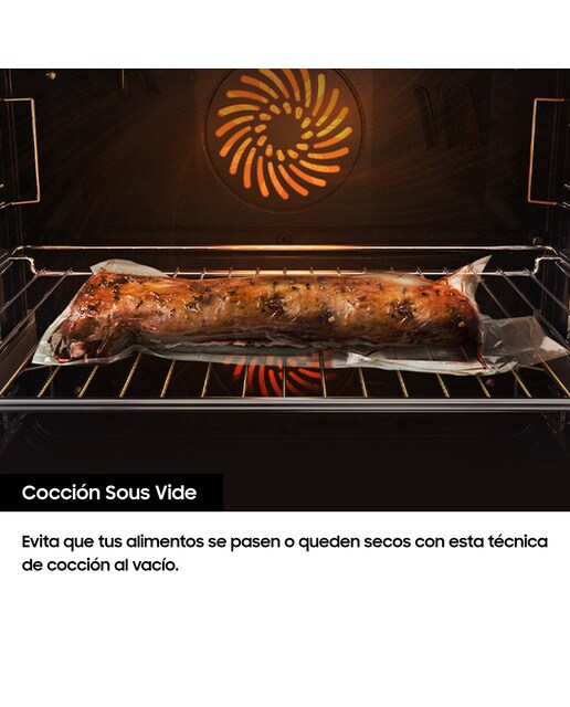 Forno Pirolítico Samsung Dual Cook* NV7B4450VAS Vapor Natural Wi-Fi e de 76 Litros - Inox Inox-7