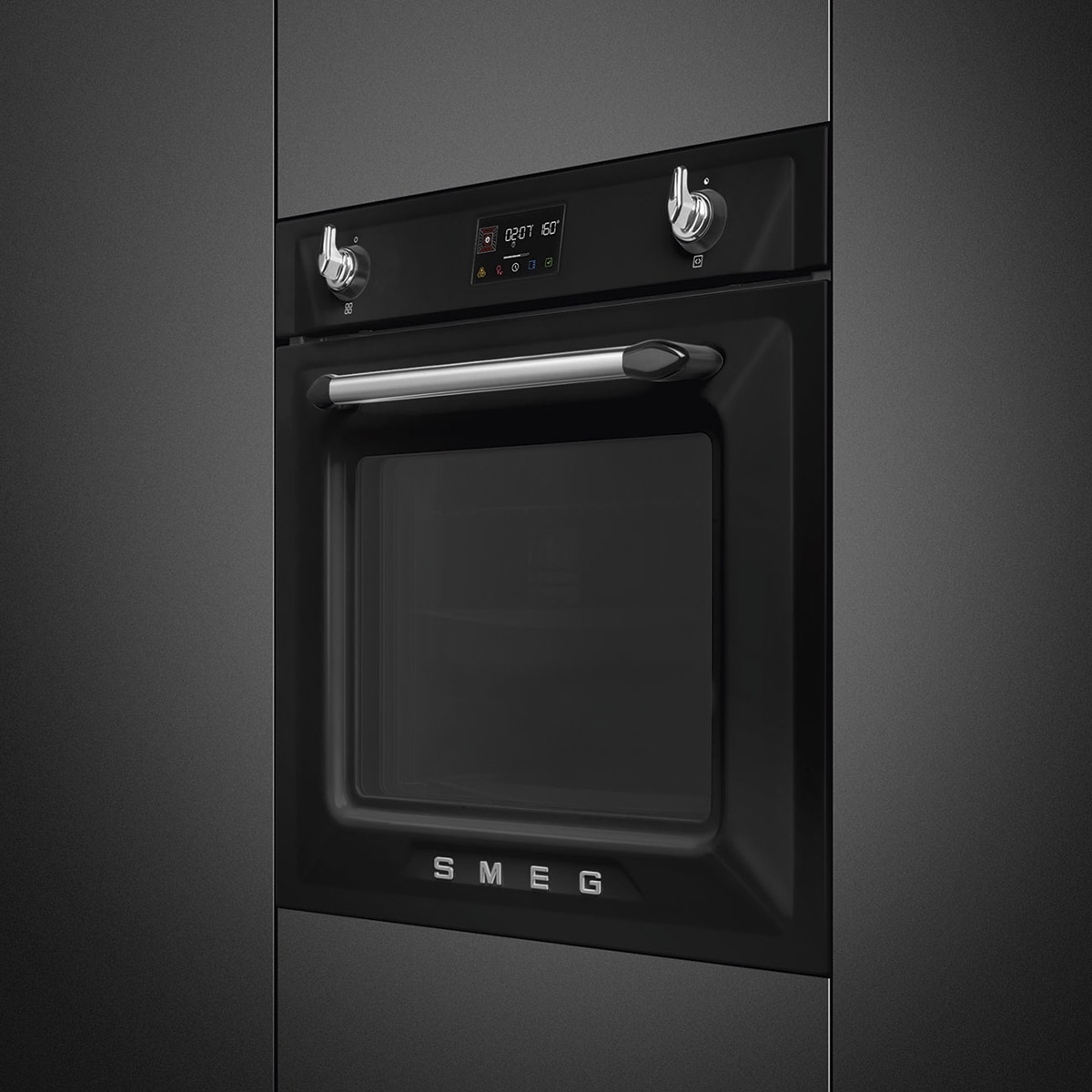 Horno multifunción Vapor Smeg Negro- SOP6902S2PN Negro-8